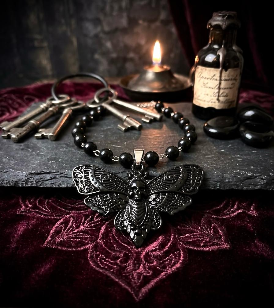 Necklace - Nocturna Moth